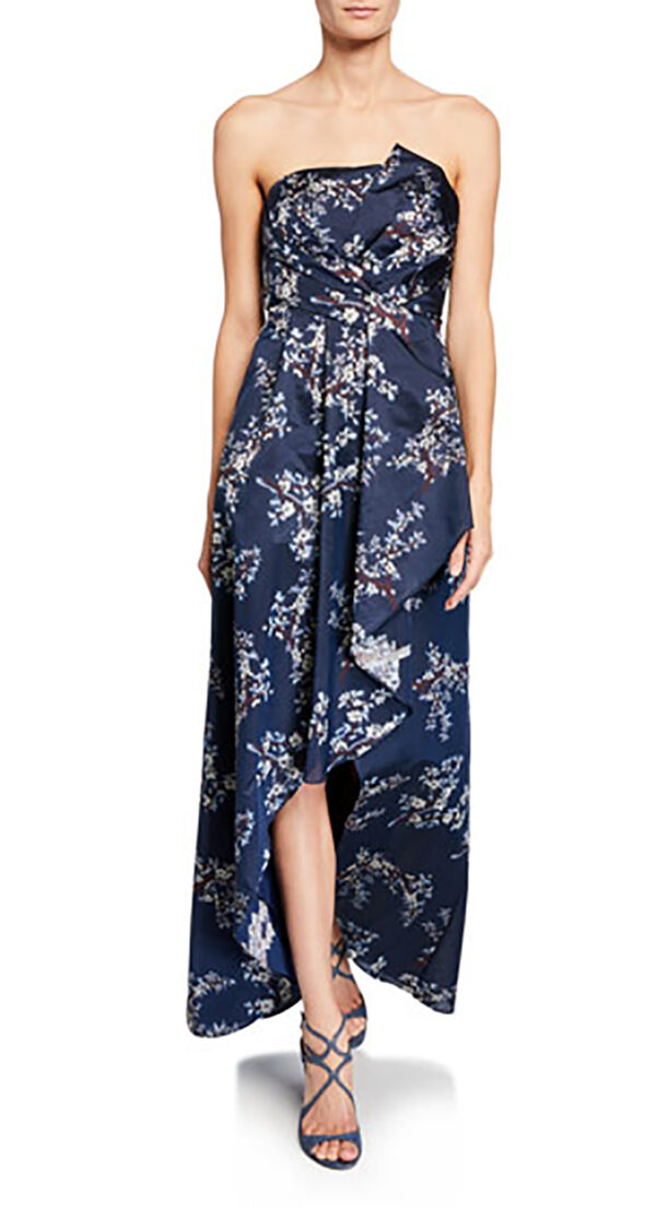 VESTIDO STRAPLESS ESTAMPADO