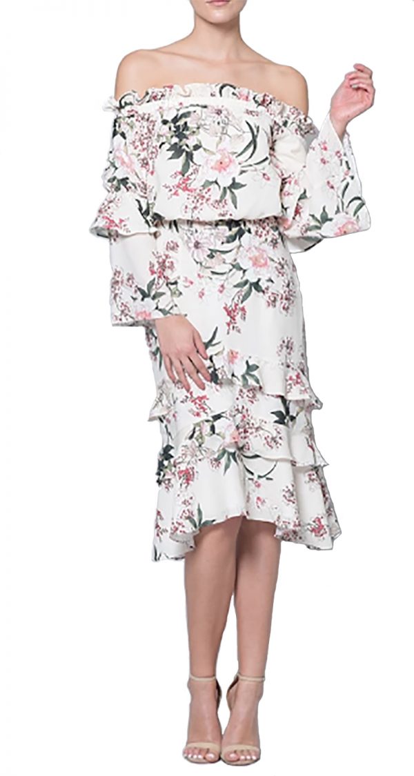 TOP Y BLUSA ESTAMPADA DE FLORES