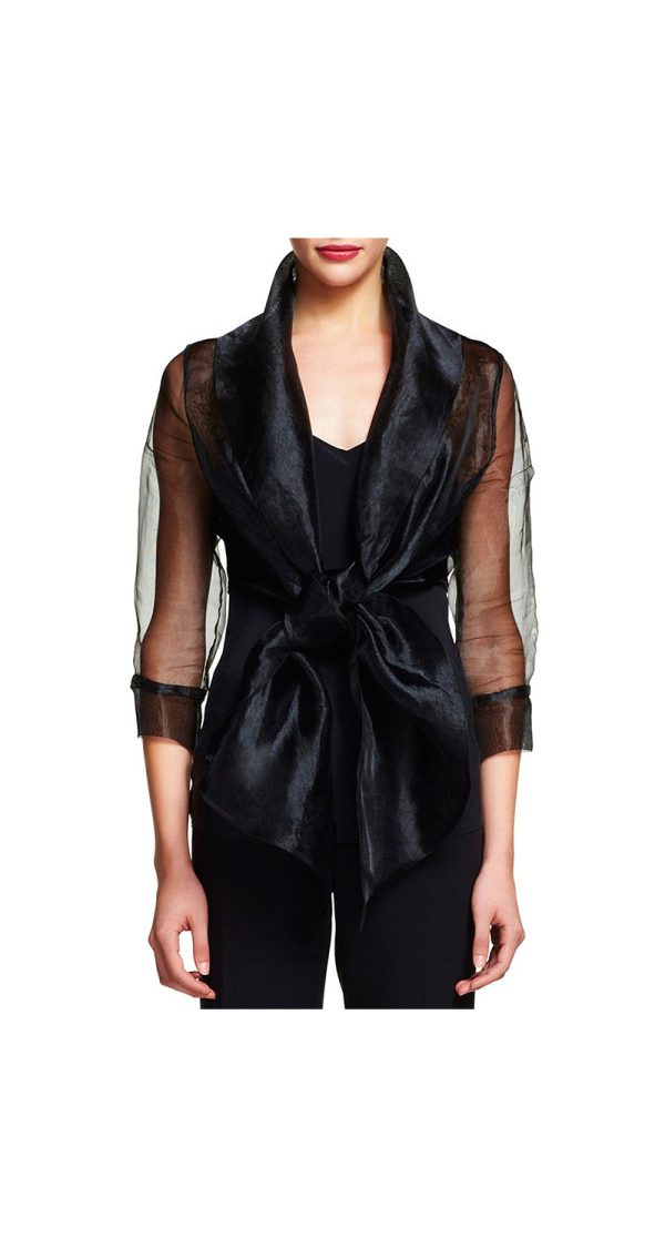 TORERO DE ORGANZA NEGRO