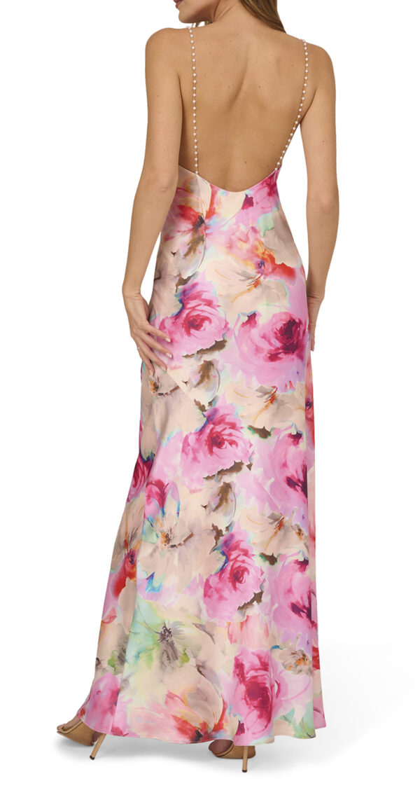 VESTIDO DE SEDA CON ESTAMPADO FLORAL - Image 2