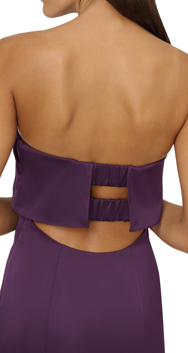 VESTIDO STRAPLESS CON ESCOTE EN LA ESPALDA - Image 3