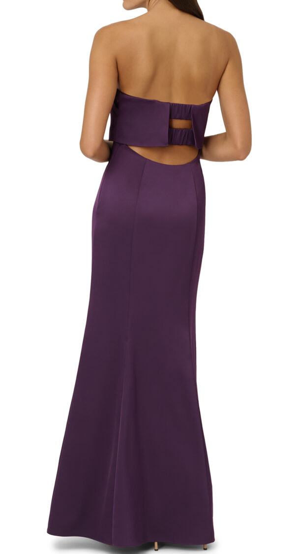 VESTIDO STRAPLESS CON ESCOTE EN LA ESPALDA - Image 2