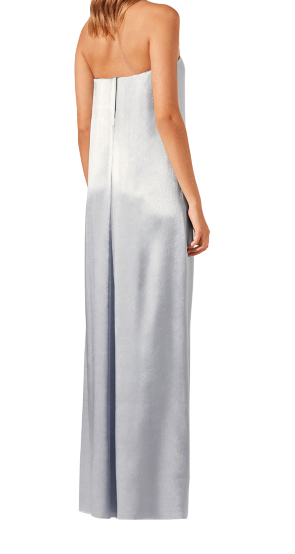 VESTIDO STRAPLESS DE SEDA - Image 2