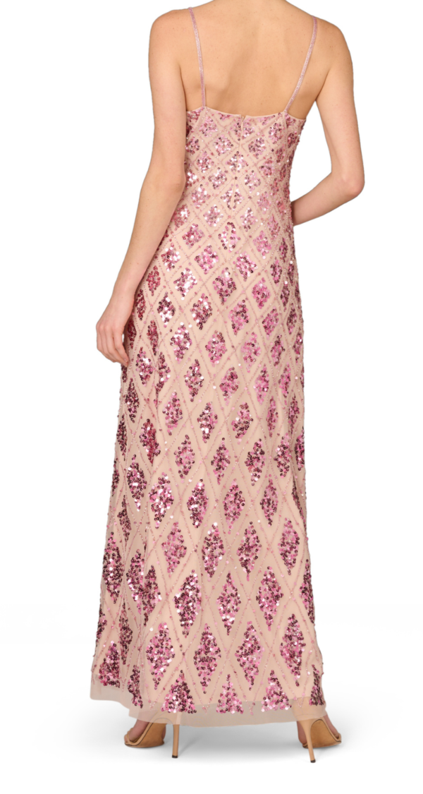 VESTIDO DE TIRITAS BORDADO DE LENTEJUELAS - Image 2