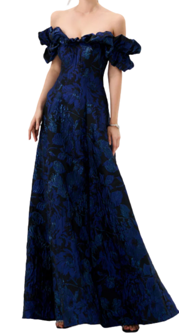 VESTIDO CUELLO BANDEJA MALIYAH
