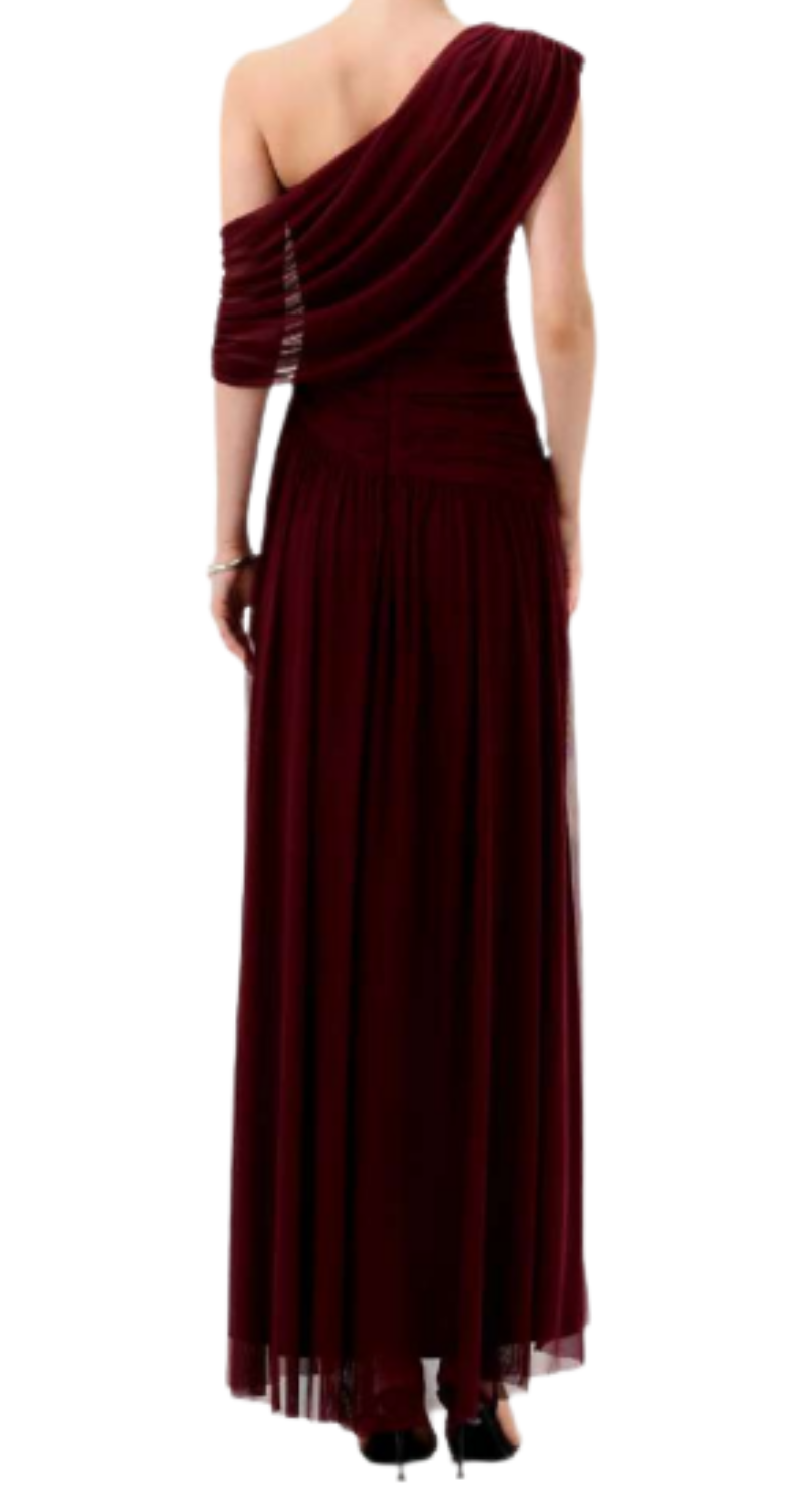 VESTIDO DE TUL DE UN HOMBRO MACIE - Image 2